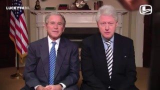 Bush en Clinton voor Haïti