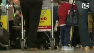 Chaos op Schiphol door Aswolk